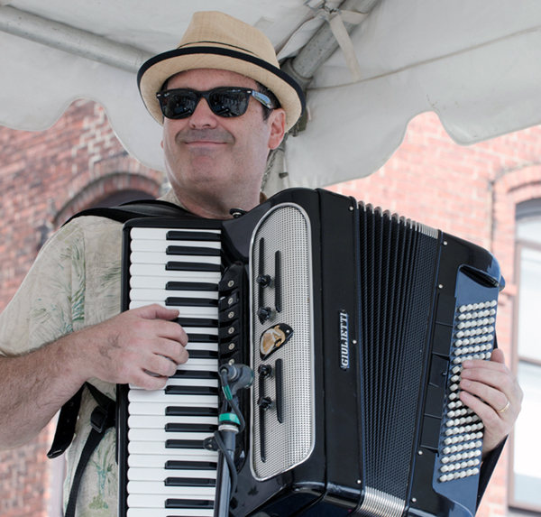 Charlie MacFayden - Rick & The All Star Ramblers Western Swing Band - piano, accordion and lap steel