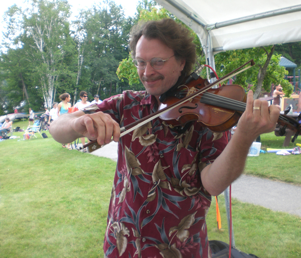 Doug Reid at Silver Lake - Rick & The All Star Ramblers Western Swing Band - fiddle
