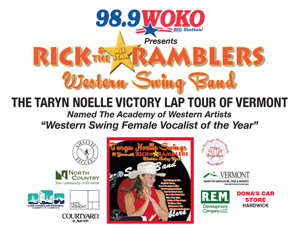 Vocalist Taryn Noelle with Rick and The All-Star Ramblers