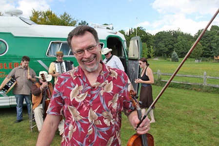 Doug Reid with fiddle