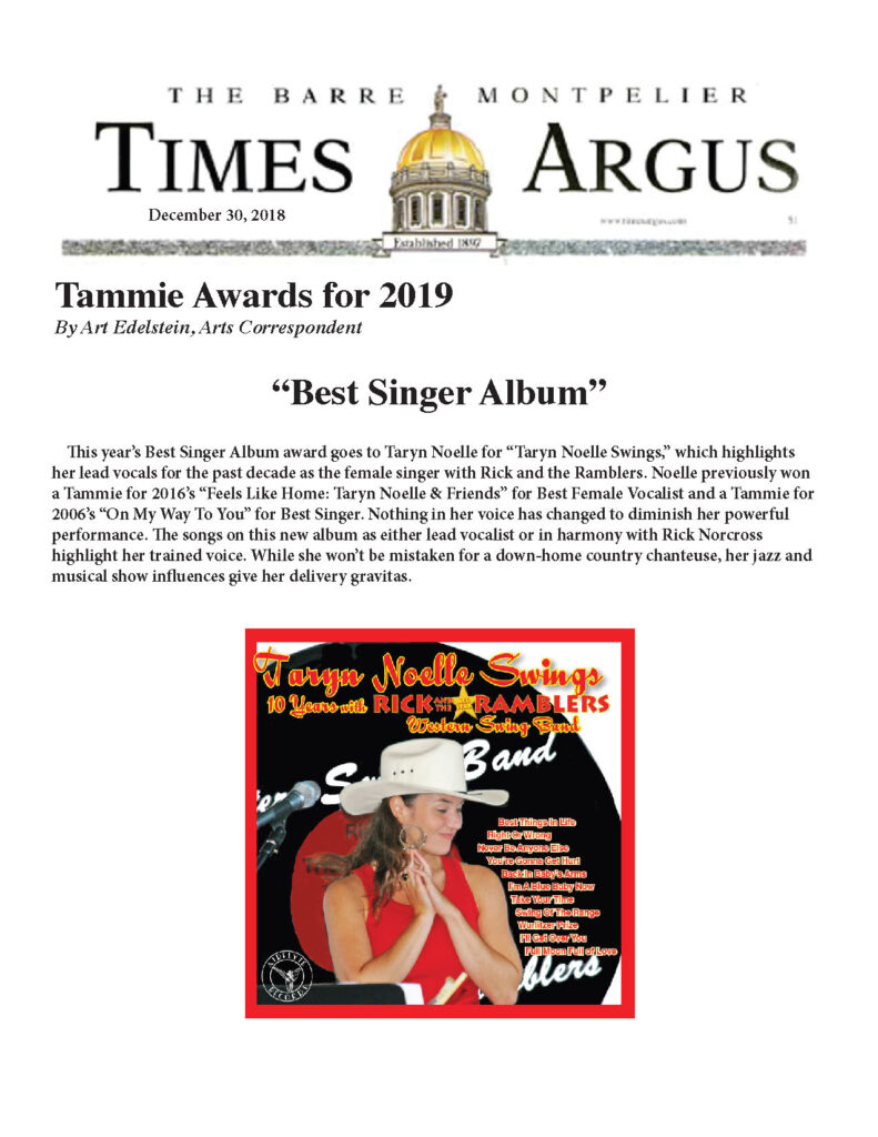 Best Singer Album The Barre Montpelier Times Argus