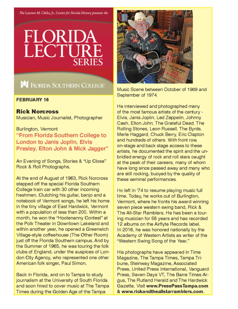 FSC lecture series with Rick Norcross